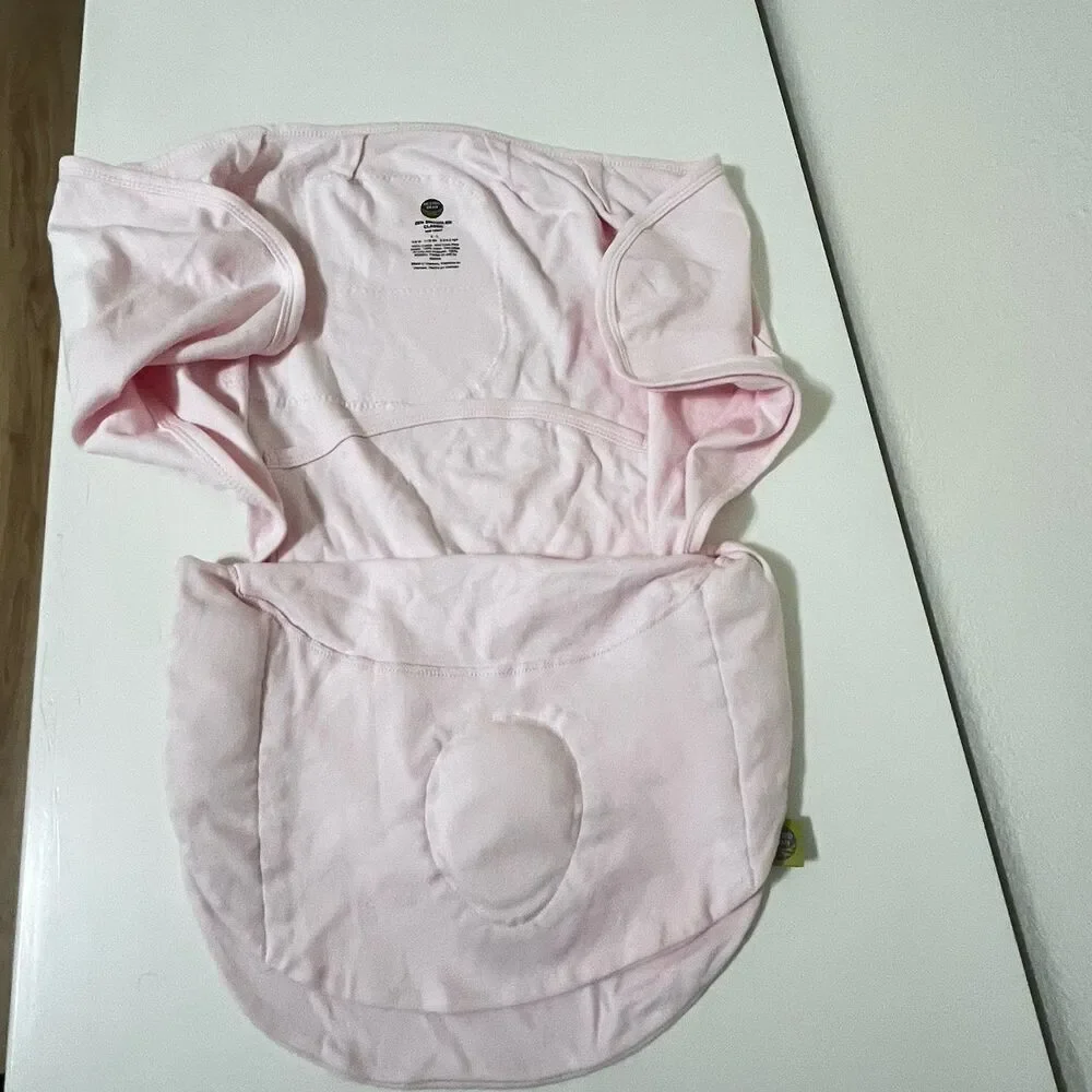 Nested Bean Zen Swaddle Classic Soft Pink Cotton Size 0-6 Months 7-18 lbs